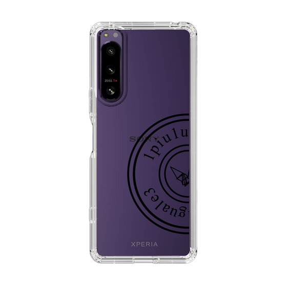 Slim Protection Case for SONY Xperia 5 IV［ 1PIU1UGUALE3 - crane - Black ］