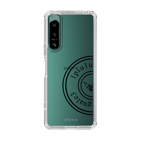 Slim Protection Case for SONY Xperia 5 IV［ 1PIU1UGUALE3 - crane - Black ］