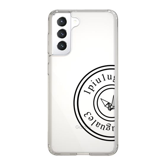 Slim Protection Case for Samsung Galaxy S21 5G［ 1PIU1UGUALE3 - crane - Black ］