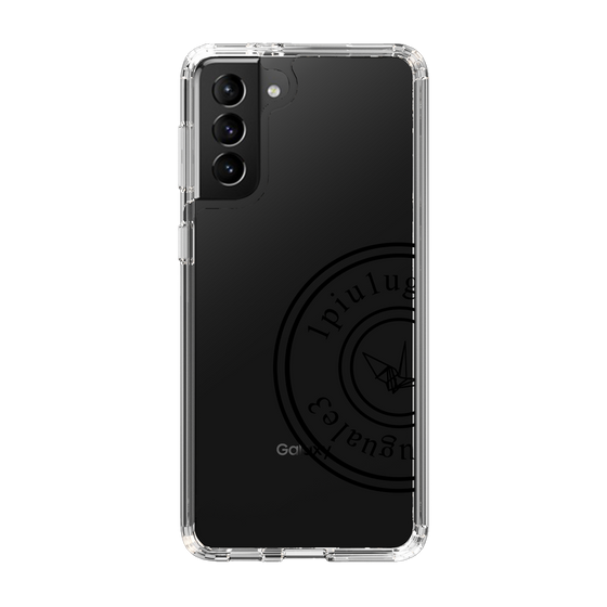 Slim Protection Case for Samsung Galaxy S21+ 5G［ 1PIU1UGUALE3 - crane - Black ］