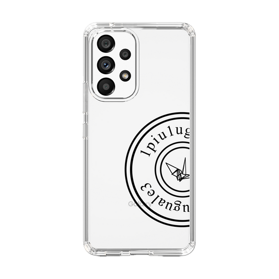Slim Protection Case for Samsung Galaxy A53 5G［ 1PIU1UGUALE3 - crane - Black ］
