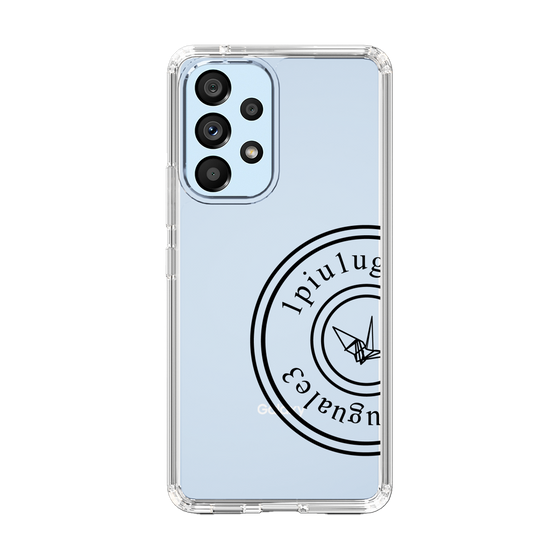 Slim Protection Case for Samsung Galaxy A53 5G［ 1PIU1UGUALE3 - crane - Black ］