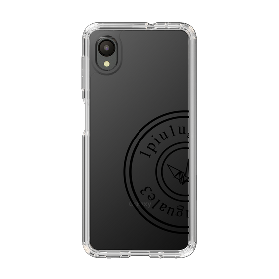 Slim Protection Case for Samsung Galaxy A23 5G［ 1PIU1UGUALE3 - crane - Black ］