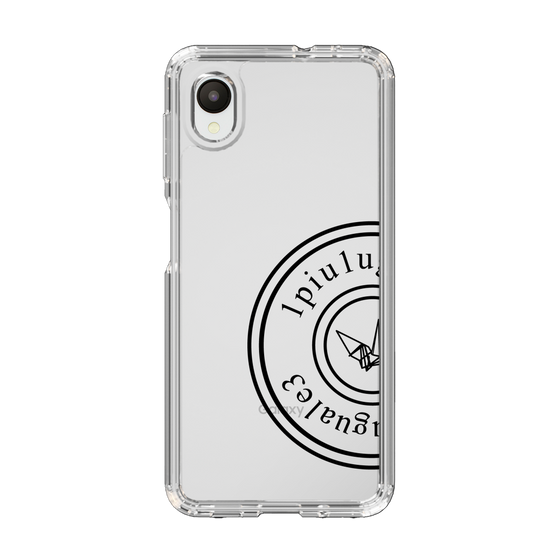 Slim Protection Case for Samsung Galaxy A23 5G［ 1PIU1UGUALE3 - crane - Black ］