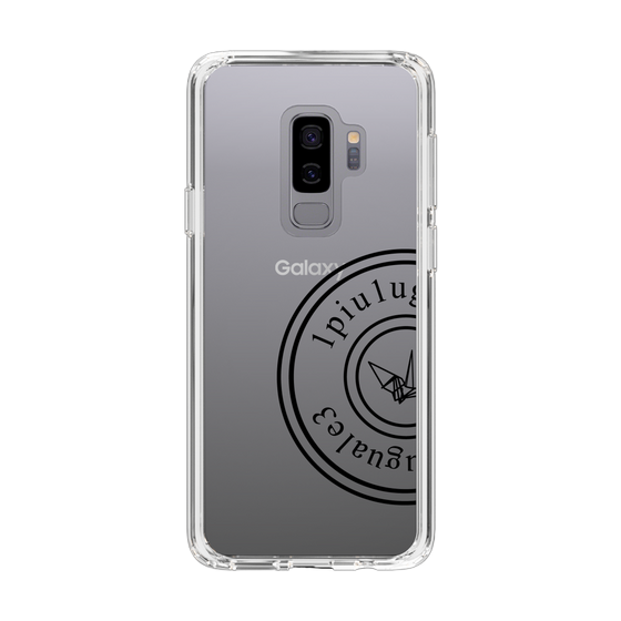 Slim Protection Case for Samsung Galaxy S9+［ 1PIU1UGUALE3 - crane - Black ］