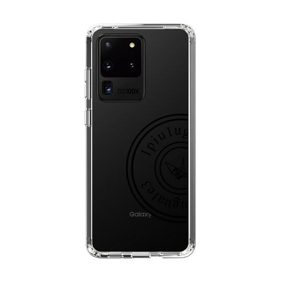 Slim Protection Case for Samsung Galaxy S20 Ultra［ 1PIU1UGUALE3 - crane - Black ］