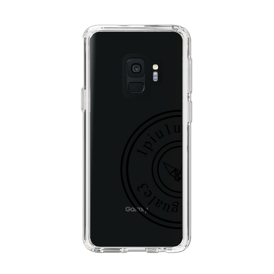 Slim Protection Case for Samsung Galaxy S9［ 1PIU1UGUALE3 - crane - Black ］