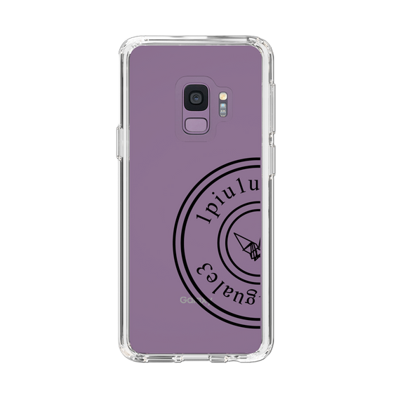 Slim Protection Case for Samsung Galaxy S9［ 1PIU1UGUALE3 - crane - Black ］