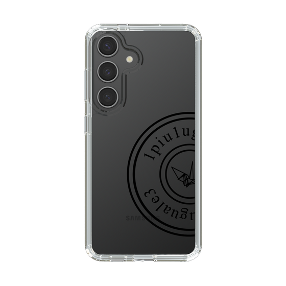 Slim Protection Case for Samsung Galaxy S24［ 1PIU1UGUALE3 - crane - Black ］