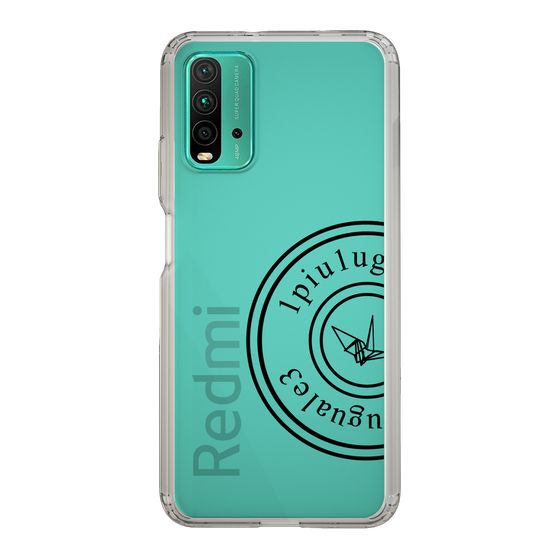 Slim Protection Case for Xiaomi Redmi 9T［ 1PIU1UGUALE3 - crane - Black ］