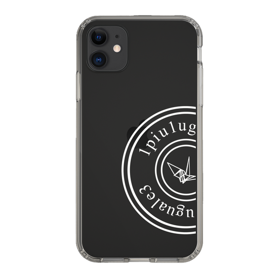 Slim Protection Case for Apple iPhone 11［ 1PIU1UGUALE3 - crane - White ］