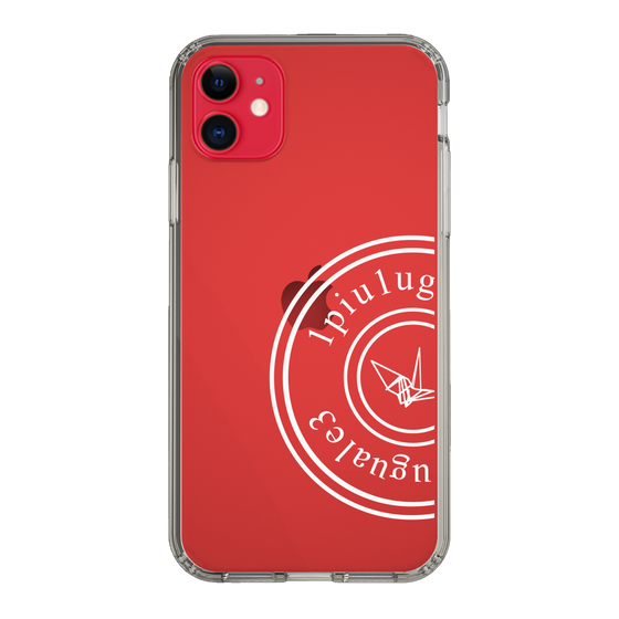 Slim Protection Case for Apple iPhone 11［ 1PIU1UGUALE3 - crane - White ］