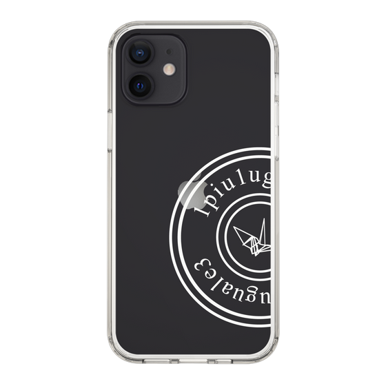 Slim Protection Case for Apple iPhone 12［ 1PIU1UGUALE3 - crane - White ］