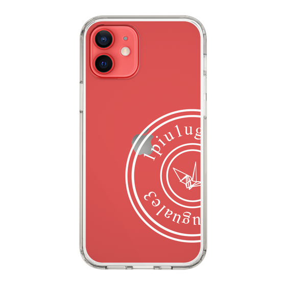 Slim Protection Case for Apple iPhone 12［ 1PIU1UGUALE3 - crane - White ］