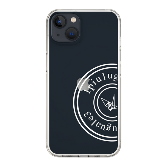 Slim Protection Case for Apple iPhone 13［ 1PIU1UGUALE3 - crane - White ］