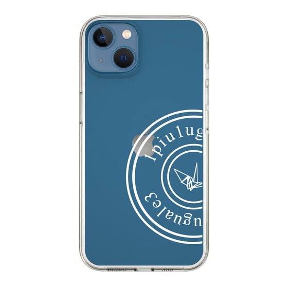 Slim Protection Case for Apple iPhone 13［ 1PIU1UGUALE3 - crane - White ］