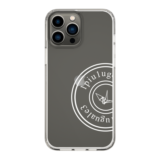 Slim Protection Case for Apple iPhone 13 Pro Max［ 1PIU1UGUALE3 - crane - White ］