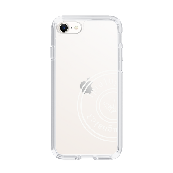 Slim Protection Case for Apple iPhone SE 3rd Generation［ 1PIU1UGUALE3 - crane - White ］