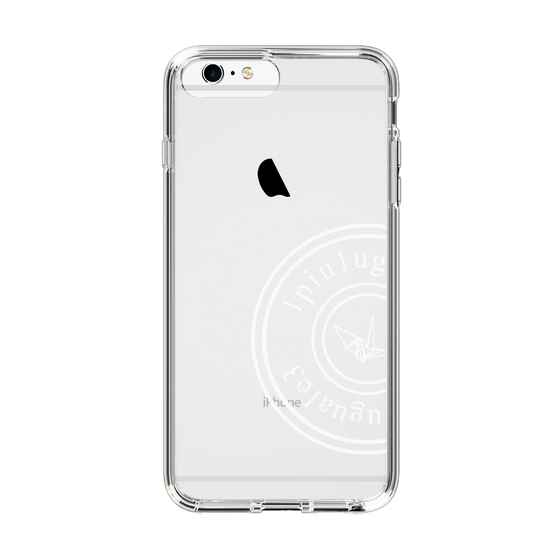 Slim Protection Case for Apple iPhone 6s Plus［ 1PIU1UGUALE3 - crane - White ］