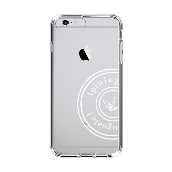 Slim Protection Case for Apple iPhone 6s Plus［ 1PIU1UGUALE3 - crane - White ］