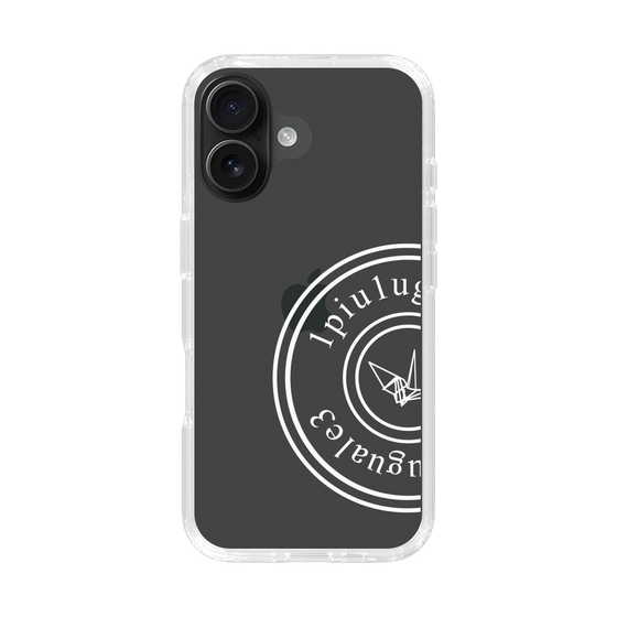 Slim Protection Case for Apple iPhone 16［ 1PIU1UGUALE3 - crane - White ］