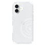 Slim Protection Case for Apple iPhone 16 Plus［ 1PIU1UGUALE3 - crane - White ］
