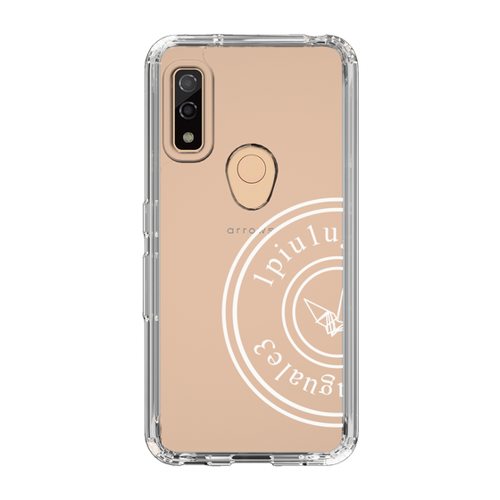 Slim Protection Case for FCNT arrows We［ 1PIU1UGUALE3 - crane - White ］