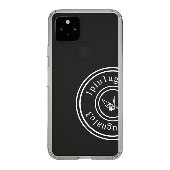 Slim Protection Case for Google Pixel 5［ 1PIU1UGUALE3 - crane - White ］
