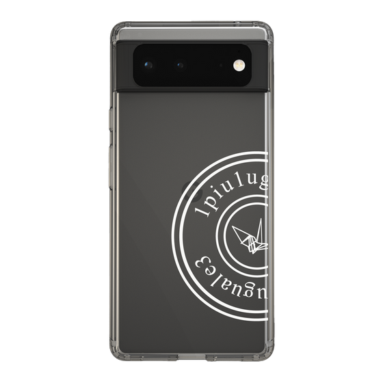 Slim Protection Case for Google Pixel 6［ 1PIU1UGUALE3 - crane - White ］