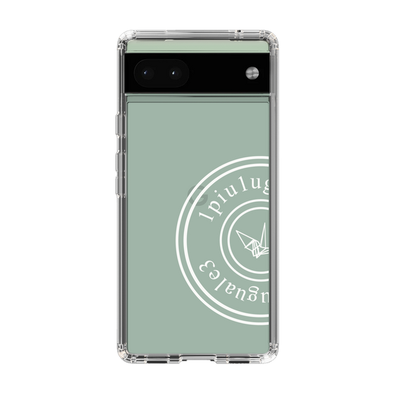 Slim Protection Case for Google Pixel 6a［ 1PIU1UGUALE3 - crane - White ］