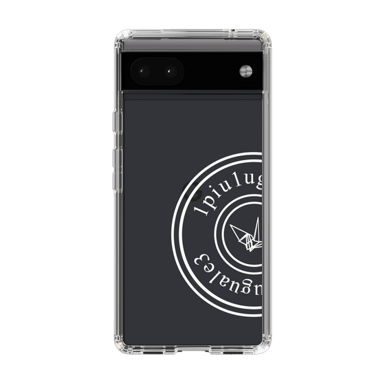 Slim Protection Case for Google Pixel 6a［ 1PIU1UGUALE3 - crane - White ］