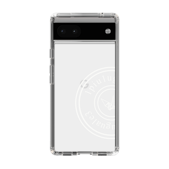 Slim Protection Case for Google Pixel 6a［ 1PIU1UGUALE3 - crane - White ］