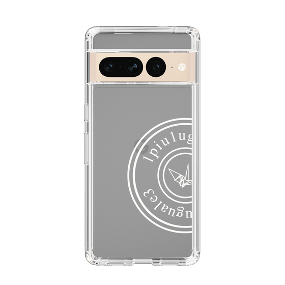 Slim Protection Case for Google Pixel 7 Pro［ 1PIU1UGUALE3 - crane - White ］