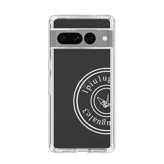 Slim Protection Case for Google Pixel 7 Pro［ 1PIU1UGUALE3 - crane - White ］