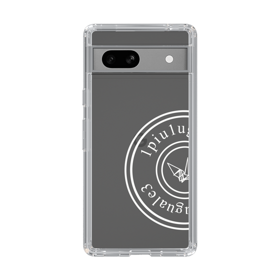 Slim Protection Case for Google Pixel 7a［ 1PIU1UGUALE3 - crane - White ］