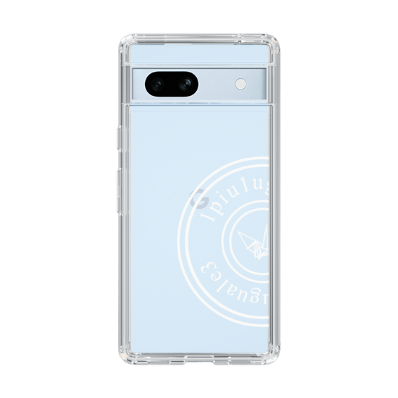 Slim Protection Case for Google Pixel 7a［ 1PIU1UGUALE3 - crane - White ］