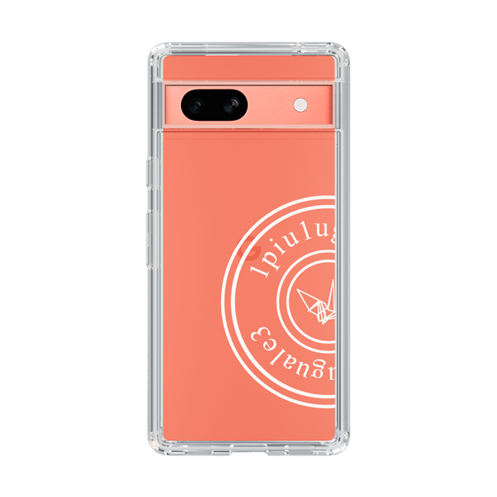 Slim Protection Case for Google Pixel 7a［ 1PIU1UGUALE3 - crane - White ］