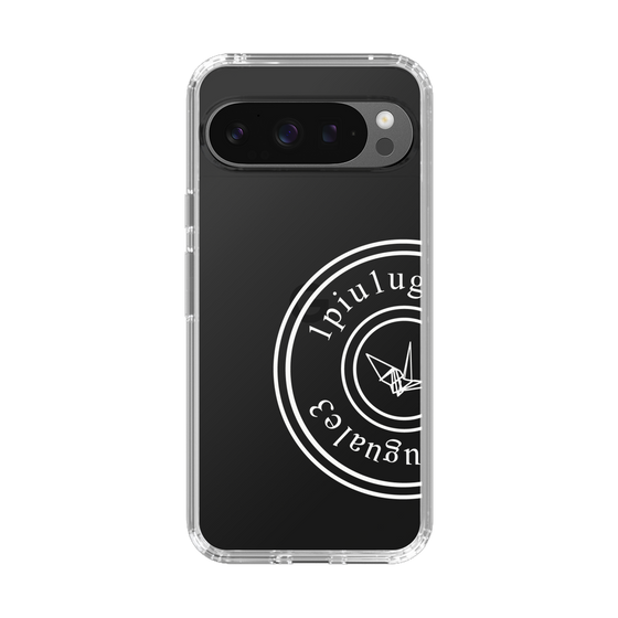 Slim Protection Case for Google Pixel 9 Pro［ 1PIU1UGUALE3 - crane - White ］
