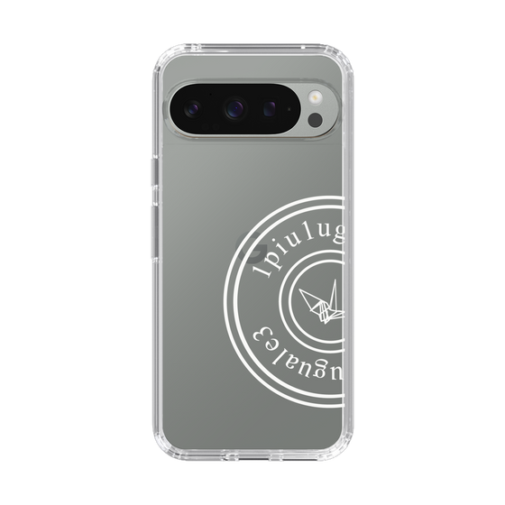 Slim Protection Case for Google Pixel 9 Pro［ 1PIU1UGUALE3 - crane - White ］