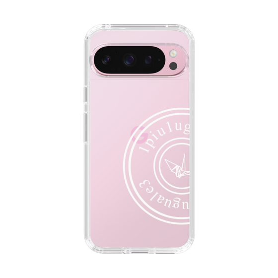 Slim Protection Case for Google Pixel 9 Pro［ 1PIU1UGUALE3 - crane - White ］