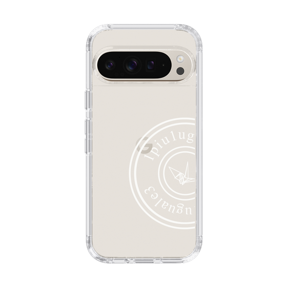 Slim Protection Case for Google Pixel 9 Pro XL［ 1PIU1UGUALE3 - crane - White ］