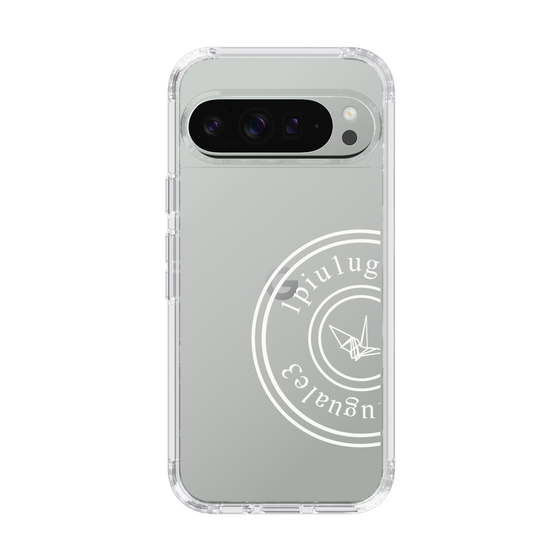 Slim Protection Case for Google Pixel 9 Pro XL［ 1PIU1UGUALE3 - crane - White ］