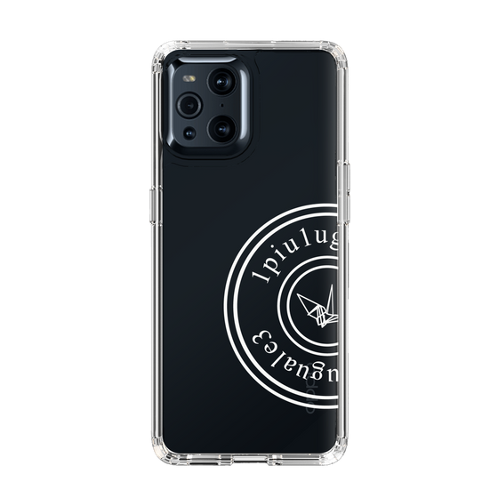Slim Protection Case for OPPO Find X3 Pro［ 1PIU1UGUALE3 - crane - White ］