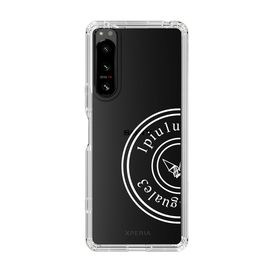 Slim Protection Case for SONY Xperia 5 IV［ 1PIU1UGUALE3 - crane - White ］