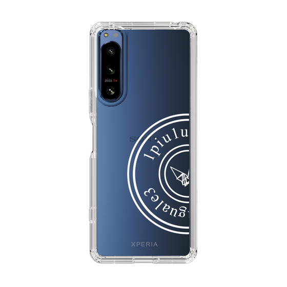 Slim Protection Case for SONY Xperia 5 IV［ 1PIU1UGUALE3 - crane - White ］
