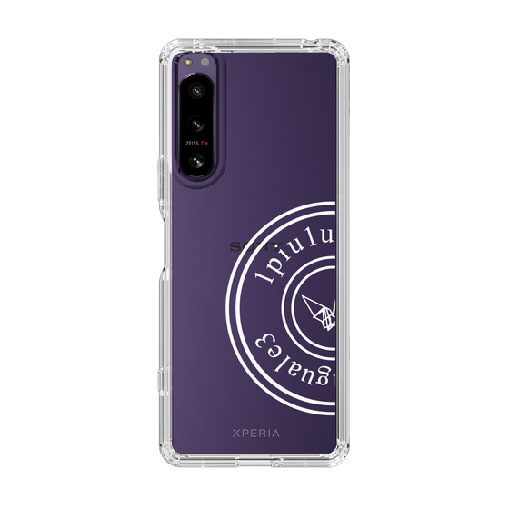 Slim Protection Case for SONY Xperia 5 IV［ 1PIU1UGUALE3 - crane - White ］