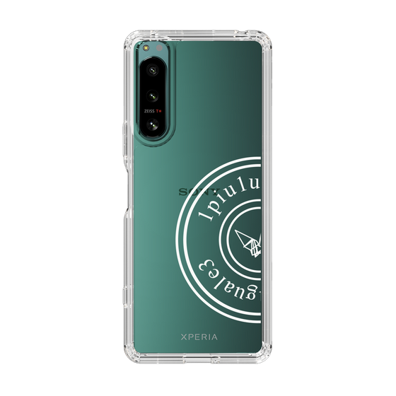 Slim Protection Case for SONY Xperia 5 IV［ 1PIU1UGUALE3 - crane - White ］