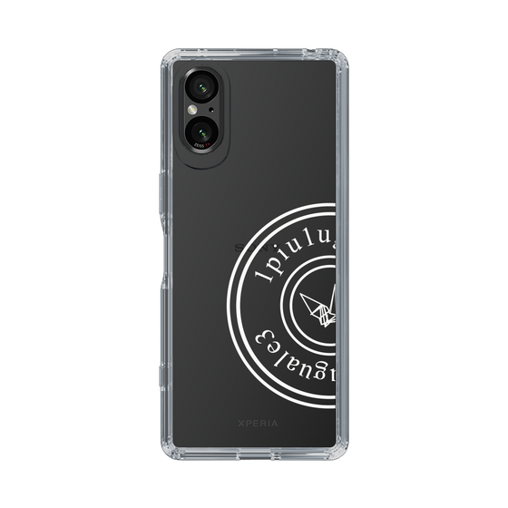 Slim Protection Case for SONY Xperia 5 V［ 1PIU1UGUALE3 - crane - White ］