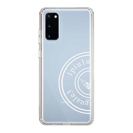 Slim Protection Case for Samsung Galaxy S20［ 1PIU1UGUALE3 - crane - White ］