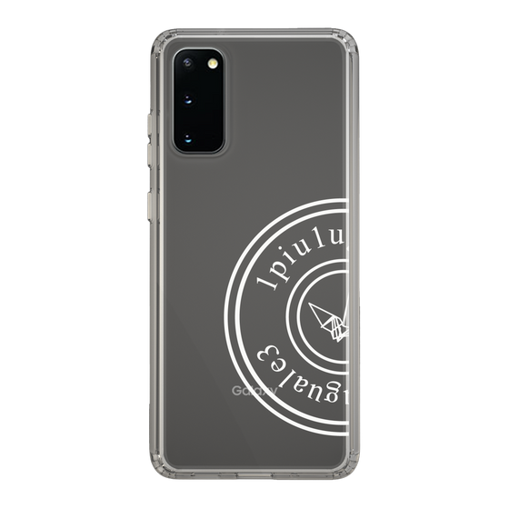 Slim Protection Case for Samsung Galaxy S20［ 1PIU1UGUALE3 - crane - White ］